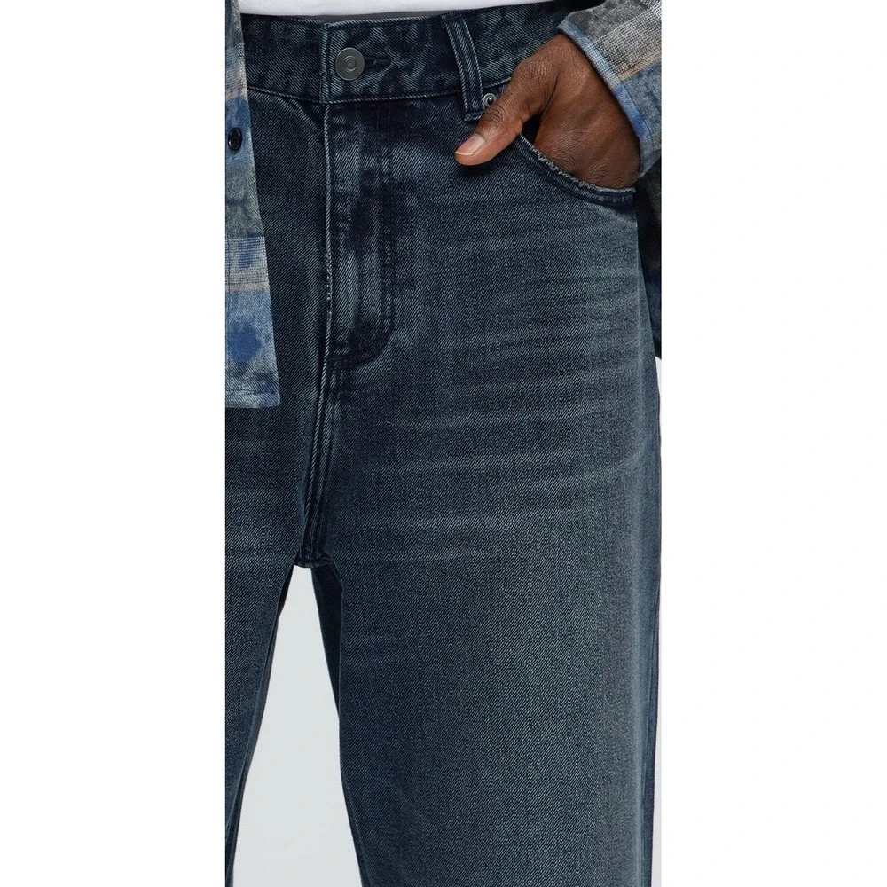 ✨‎ Nova Men Dark Wash Straight Leg Denim Jeans Classic Casual Size 38 ✨